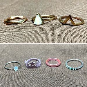 🍋 *BOGO* Cute Ring Bundle